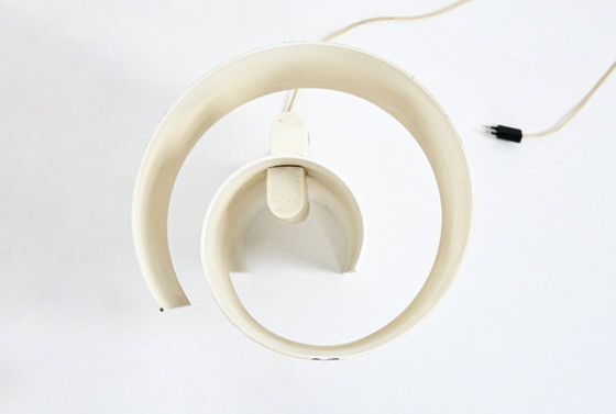 Image 1 of "Spiral" tafellamp van Ingrid Hsalmarson voor New Lamp, 1970