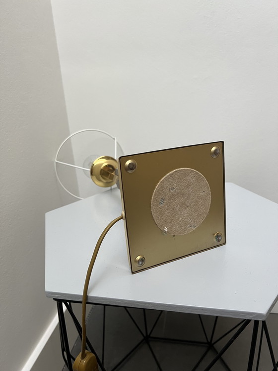 Image 1 of Lampada da tavolo in ottone in stile Hollywood Regency anni '60