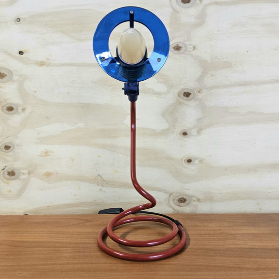 Image 1 of Vintage tafellamp Esto Oosterijk Memphis stijl (80s design) memphis style bureaulamp (kleurrijk)