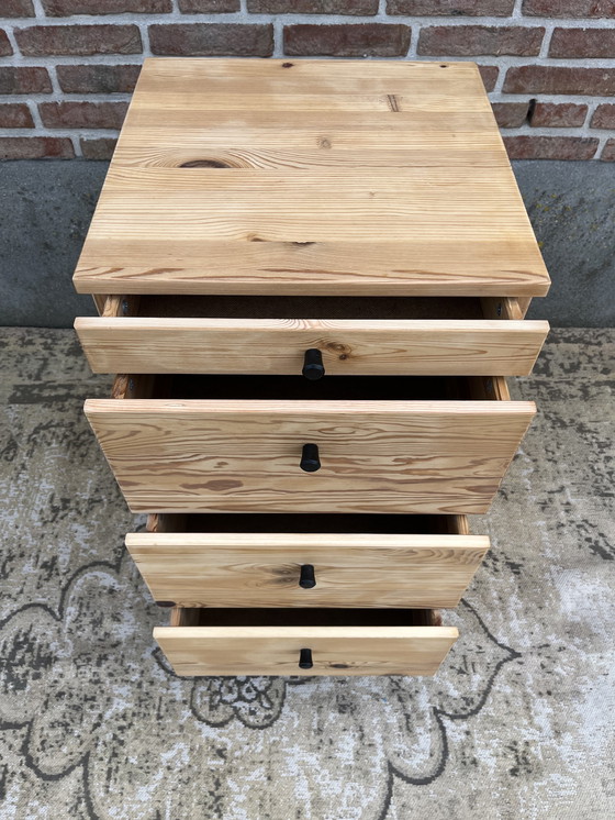 Image 1 of Cassettiera vintage scandinava con 4 cassetti