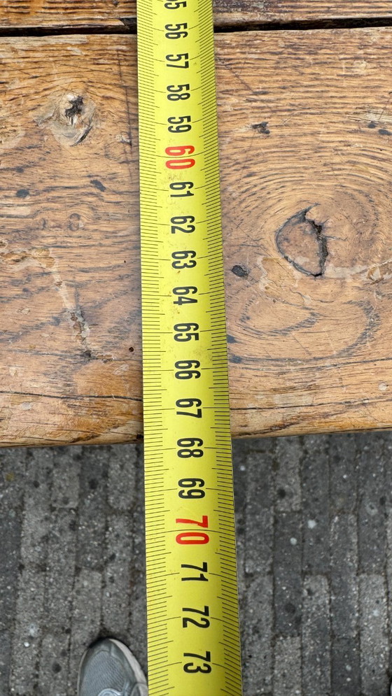 Image 1 of Table de ferme rectangulaire ancienne