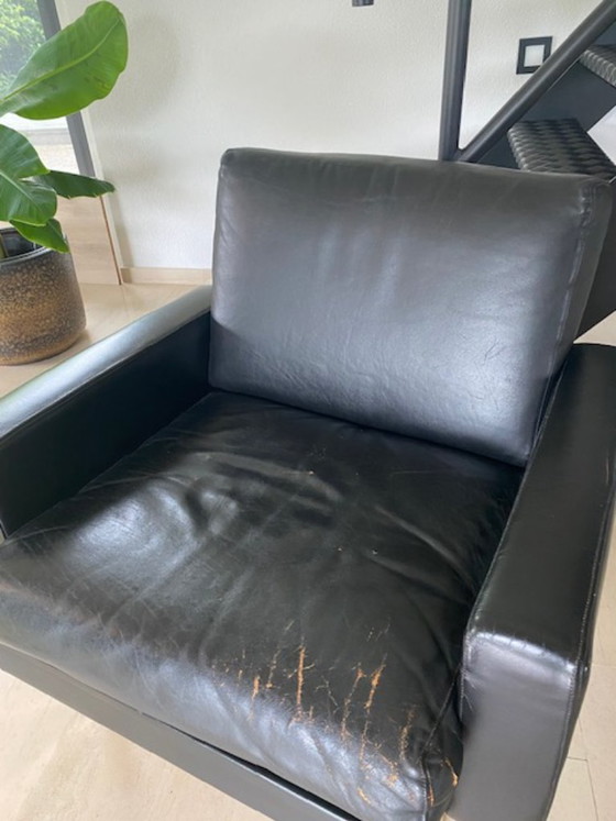 Spectrum Clubfauteuil Martin Visser SZ44 Jaren 60 – Leather, Wood (photo 6 of 7)