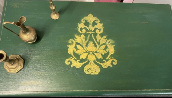 Cassettiera Shabby-Chic „Light & Green“ – Pezzo unico restaurato a mano – Cassettiere, Legno (photo 5 of 6)