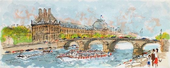 Image 1 of Urbain HUCHET Suite Paris I Signed lithograph 1995