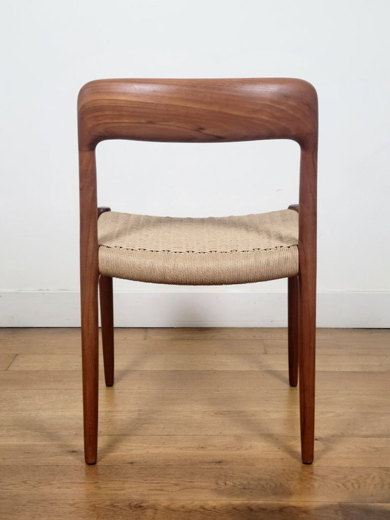 Image 1 of Juego de 5 sillas de comedor Niels O. Møller modelo 75 para J.L. Møllers Møbelfabrik