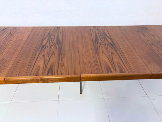 Image 1 of XXL teak dining table by Bramin Design HW Klein, 1960s, Made in Denmark