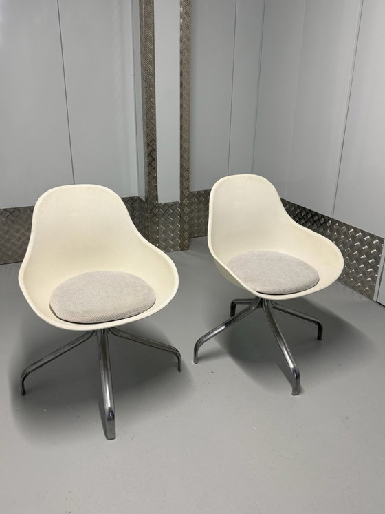 Image 1 of Set of 2 Chris Martin IKEA chairs – vintage design – swivel