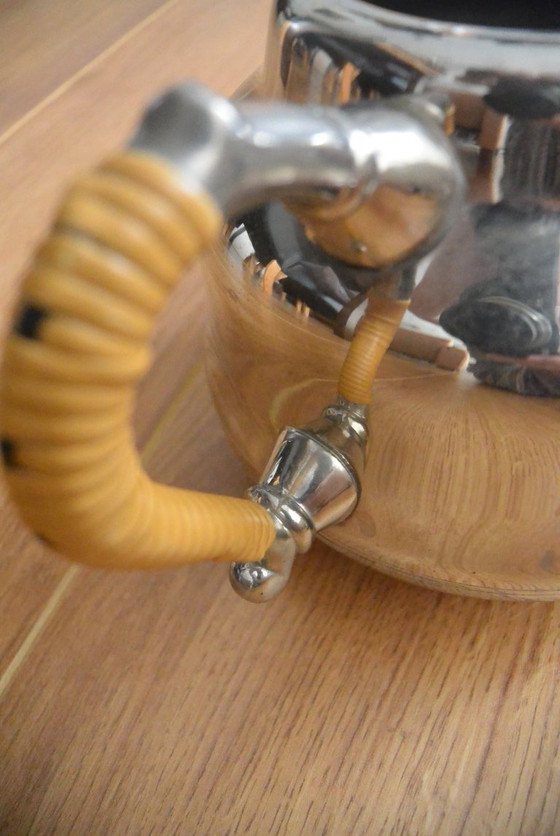 Image 1 of Dovo - Mid-century tea set, nickel-plated, 13 pieces