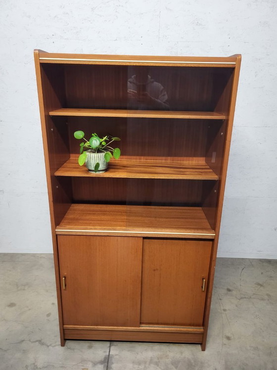 Image 1 of Vintage teak bar- / boekenkast – jaren ’60
