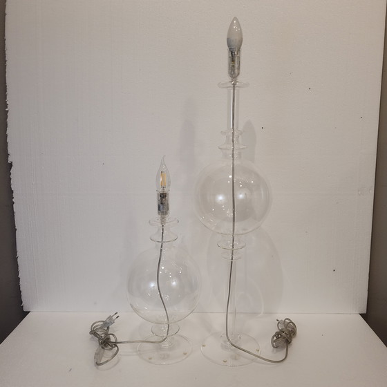 Image 1 of Paar lampen / kandelaars, Maison Les Héritiers voor Roche Bobois – Frankrijk