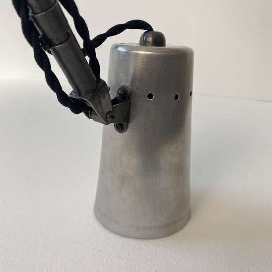 Image 1 of ANTIQUE 1950S INDUSTRIAL WORKSHOP SCONCE