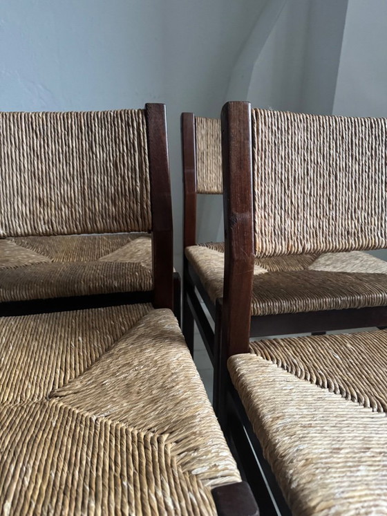 Image 1 of 4 sedie vintage in wengé