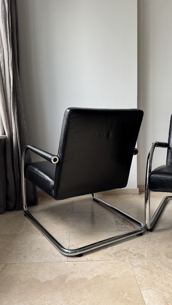 Vitra Visalounge Fauteuil – Antonio Citterio – Cuir Noir – Leather (photo 2 of 16)