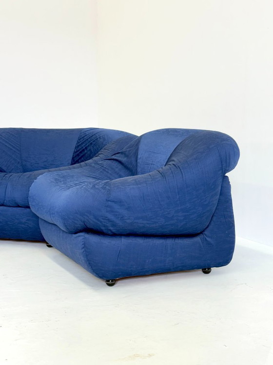 Image 1 of Fauteuils Blue Airborne de l'ère spatiale