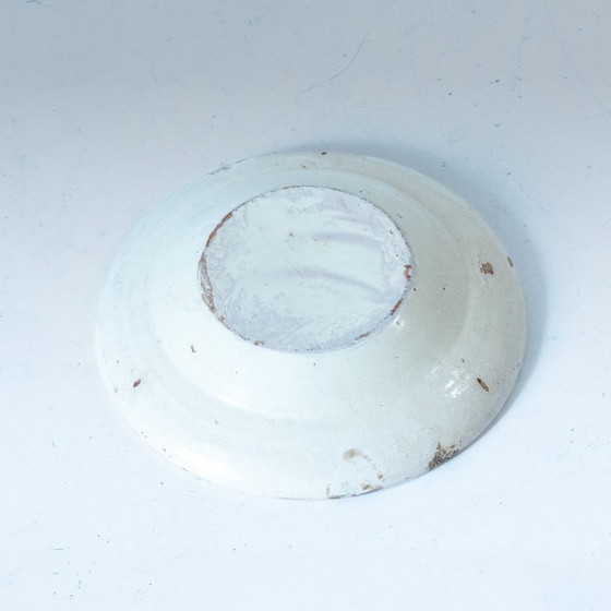 Image 1 of Set van drie antieke handgemaakte keramische borden, Italië circa 1900.