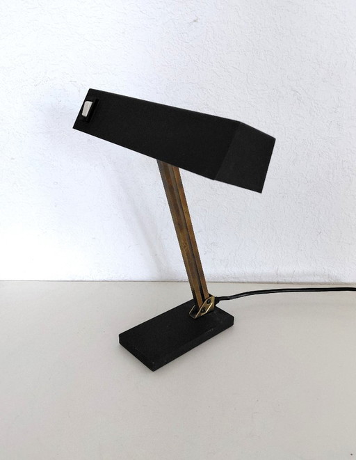 Pfaffl desk lamp model 833 in brown