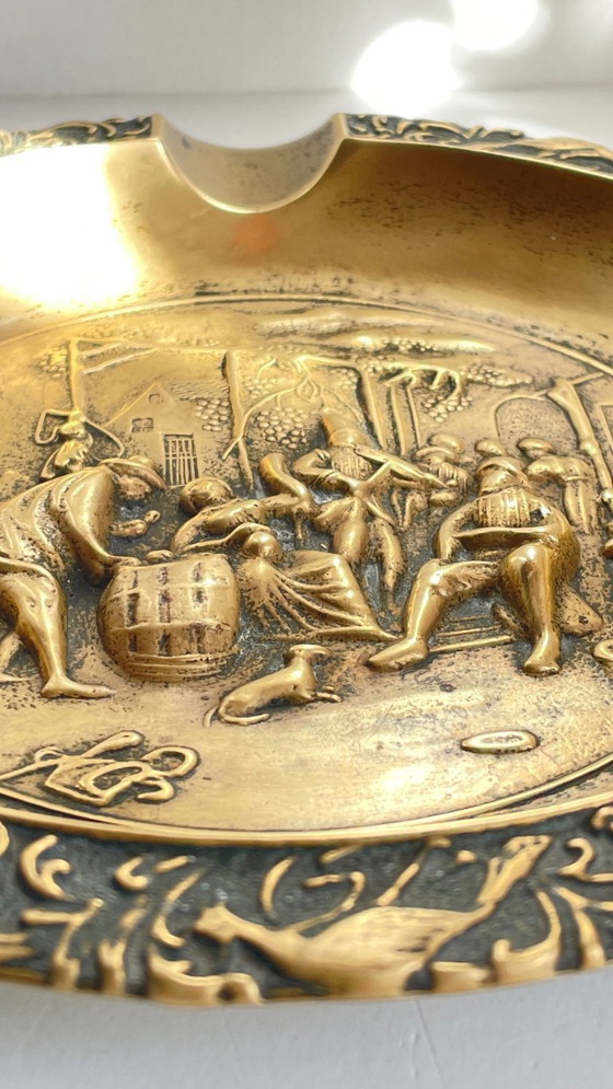 Image 1 of Posacenere vintage in ottone massiccio