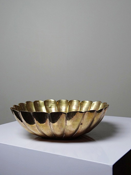 Schale, Schüssel, Taschenleerer Messing/Bronze vergoldet Vintage