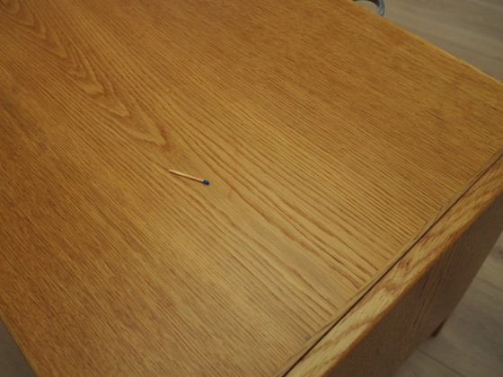 Commode danoise plaquée avec plateau coulissant, années 70 – Bois (photo 16 of 18)