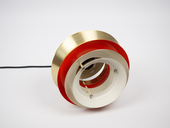 Image 1 of Pair of 2 Swedish Vintage Pendant Lamps Trava by Carl Thore, Granhaga, 1960s