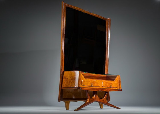 Image 1 of Tocador o consola con espejo de Vittorio Dassi, años 50