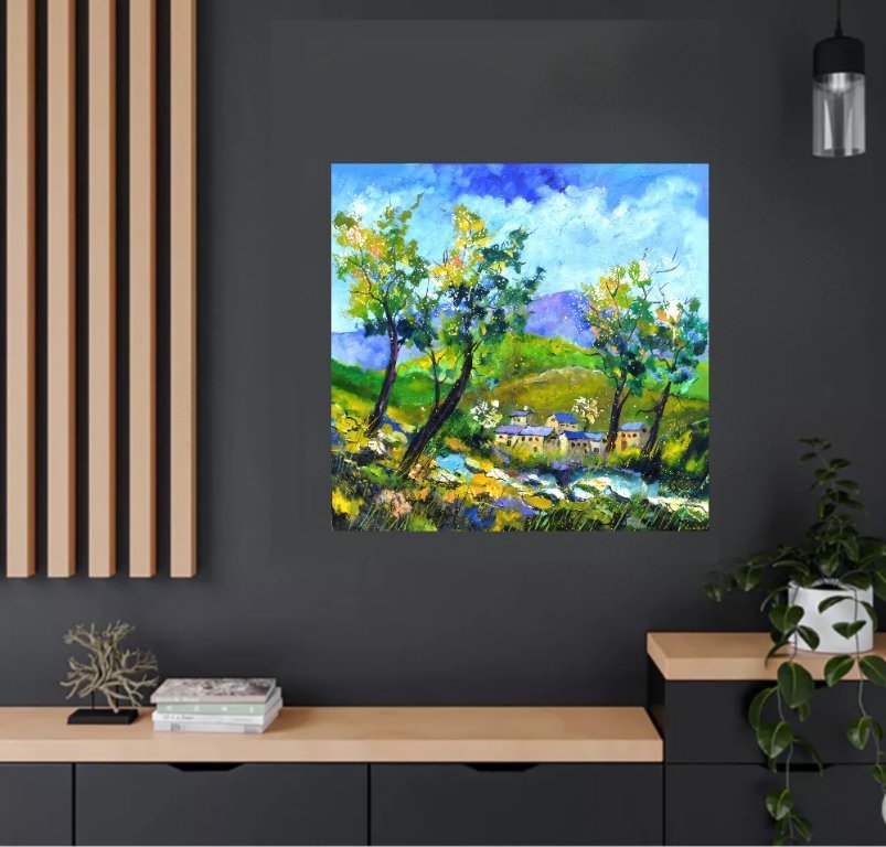 Spring in the valley | Peintures et dessins d'occasion | Whoppah