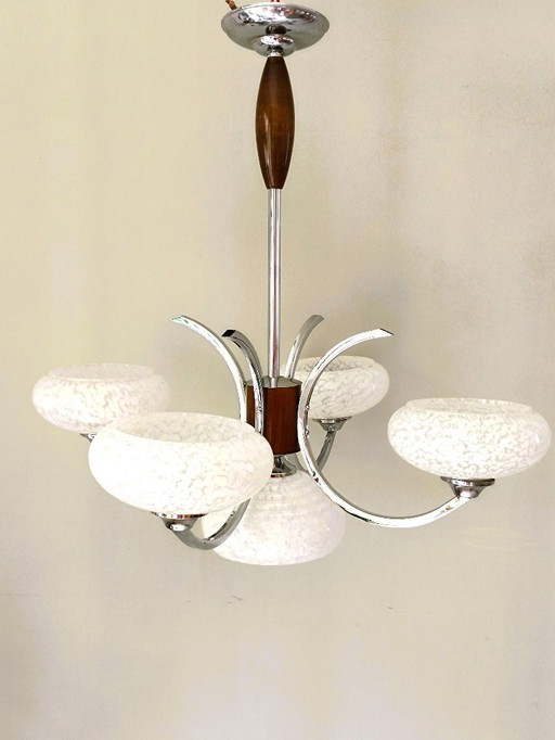 Modernistischer Kronleuchter mit 4 Armen