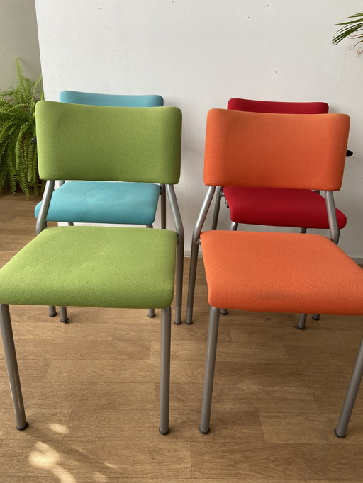 4 x eetkamerstoel jaren 60