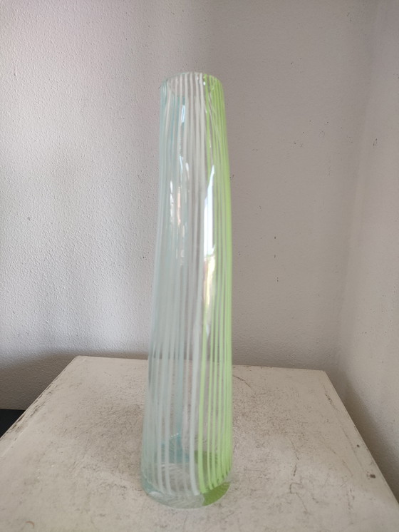 Image 1 of Vaso di design vintage in filigrana di Murano Dino Martens