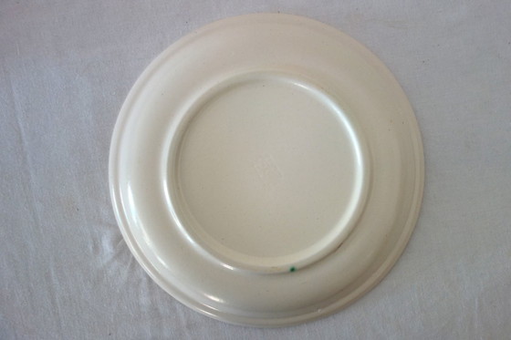 Image 1 of 8 Gien Mombasa pattern dinner plates from the 1970s