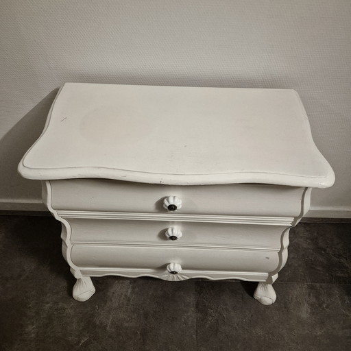 ✨️ Commode blanche classique à 3 tiroirs ✨️
