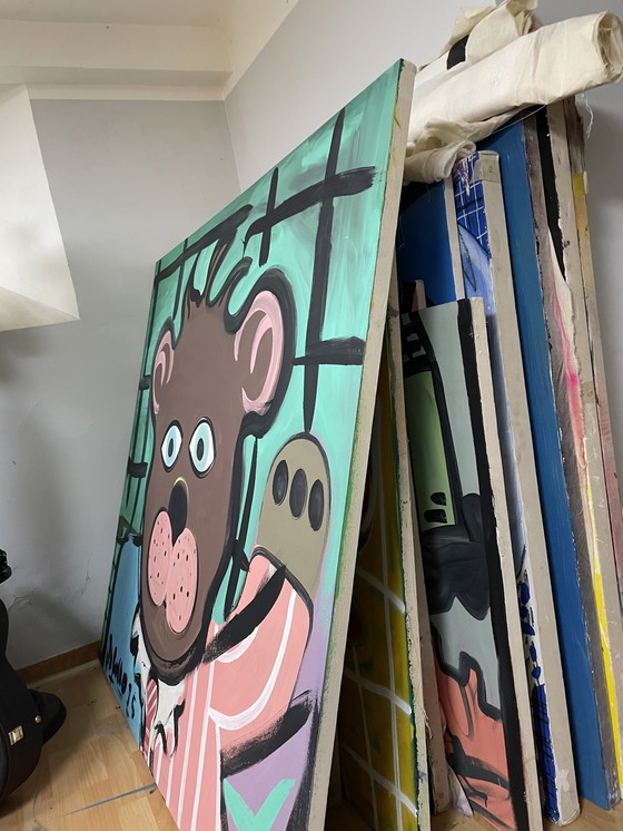 Image 1 of L'orso imprenditore gigante 