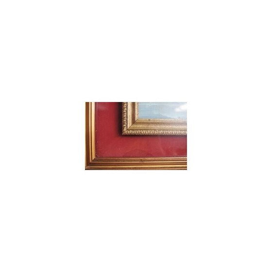 Image 1 of Vintage oil on canvas Landscape with frame by Giovanni Cappelletti, 1970