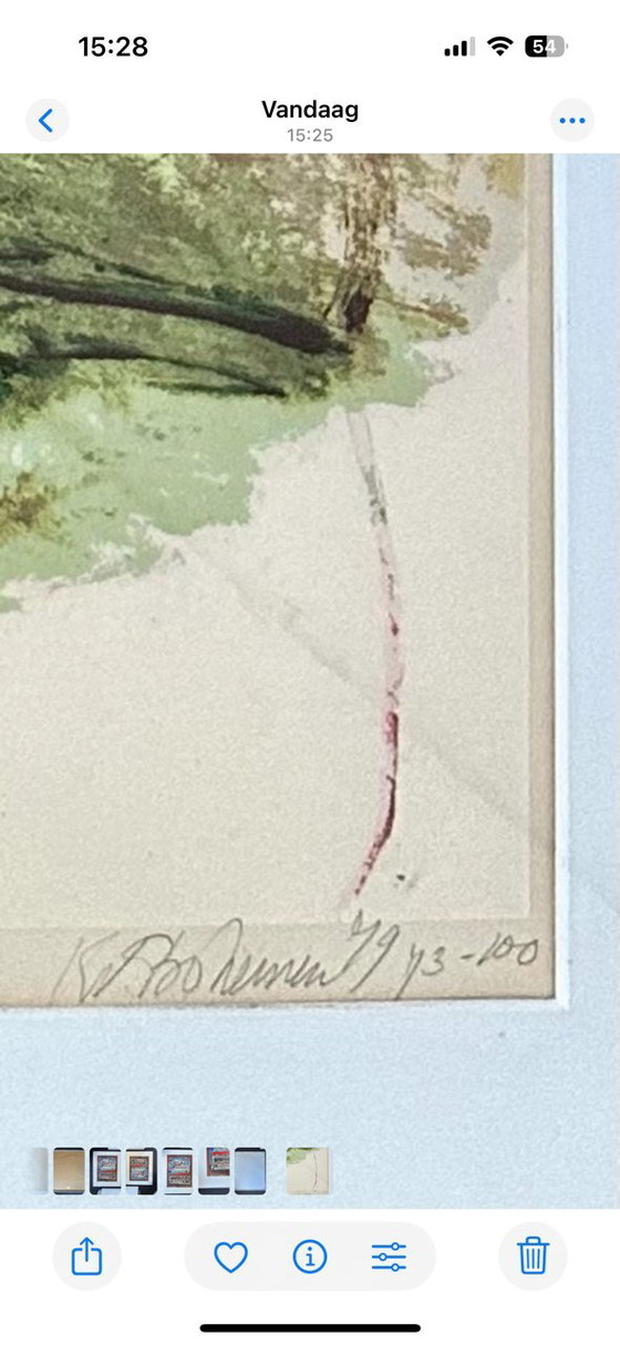 Image 1 of Kees van Bohemen (1928-1985) - Dos mujeres. Serigrafía