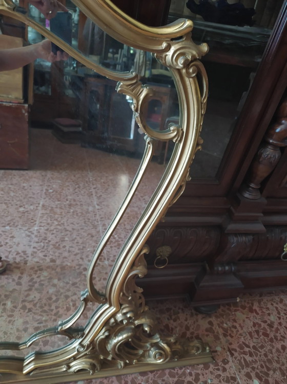 Grande Specchio intagliato e dorato, Italia 1950 – Legno, Barok (photo 14 of 18)
