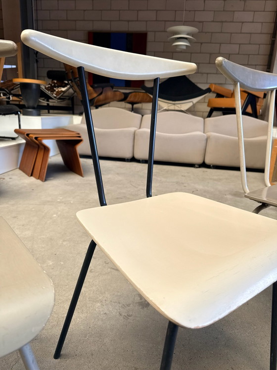 Auping Dressboy chair, Wim Rietveld (stock: 3), Chairs and lounge chairs, Metal, Wood, Black (photo 10 of 15)