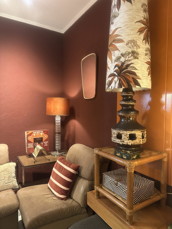 Vintage Ceramic Lamp – Table lamps, Textile (photo 2 of 5)