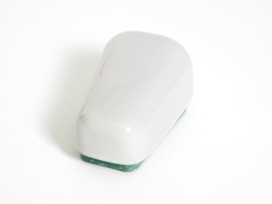 Image 1 of Zeldzame en zeer fraaie Mid Century Modern buitenwandlamp van Bega, model 168.