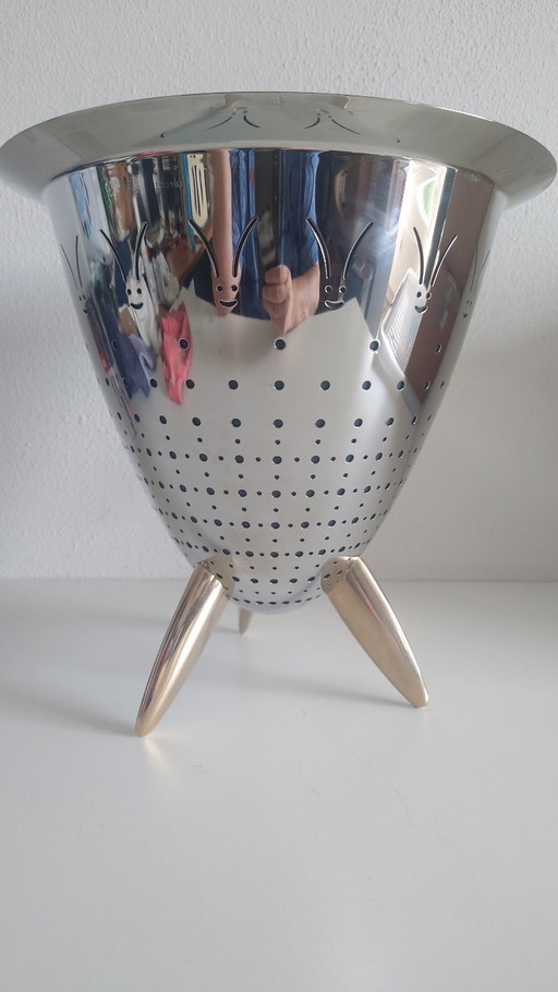 Alessi Max le Chinois colander / champagne cooler / vase