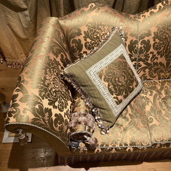 Image 1 of Sofá Donghia San Marco de 3 plazas con cojines decorativos