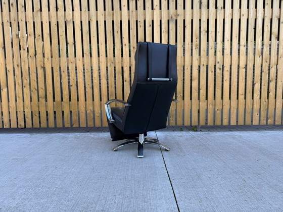 Jori Brainbuilder Mono-Move in pelle nera – Poltrone, Leather, Chrome, Modern (photo 5 of 21)