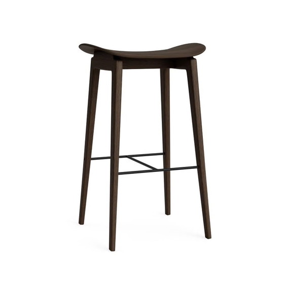 Image 1 of Barstool NY11 donker gerookt eikenhout