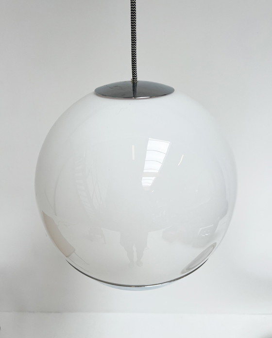 Image 1 of Round ceiling lamp in Space Age style, 1970's