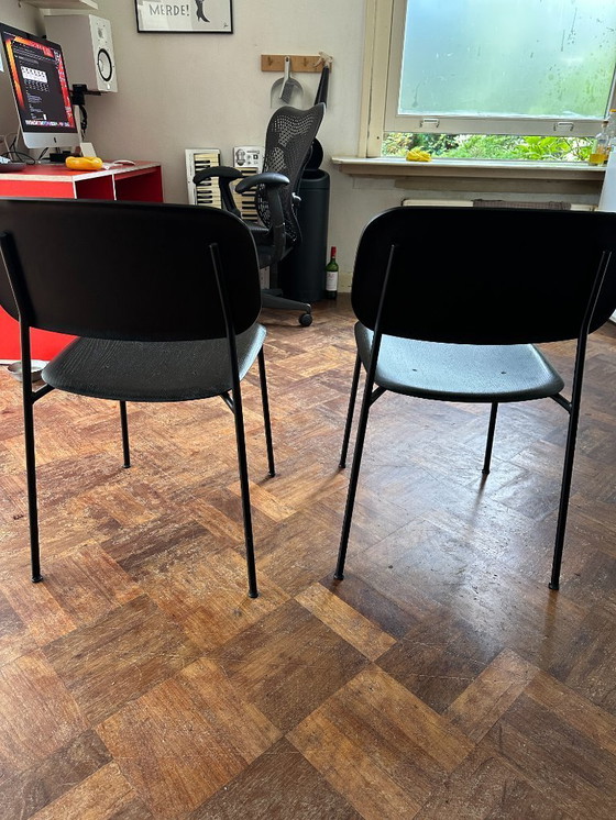 Image 1 of Sedia Hay Soft Edge Legno nero