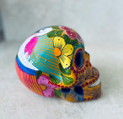 Mexican color skull