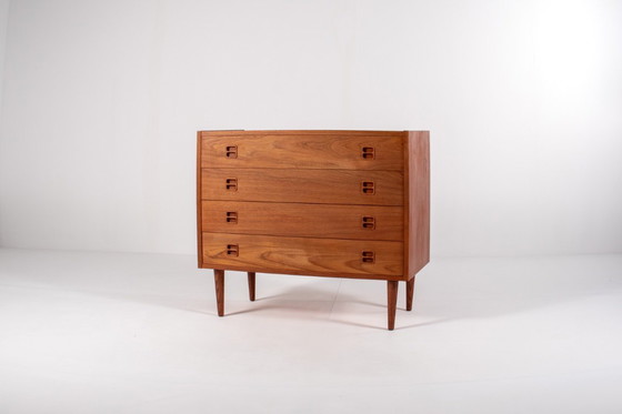 Image 1 of Cómoda danesa de teca de mediados de siglo, cómoda escandinava de los años 60