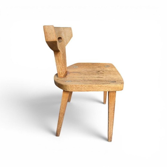 Sedia vintage in rovere disegnata da Jacob Kielland-Brandt per I. Christiansen, Danimarca anni '60 (photo 4 of 10)