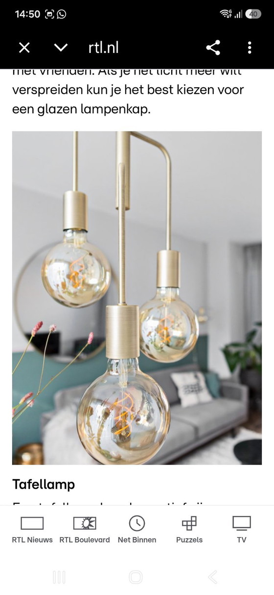 Frandsen Pendant lamp – Brass (photo 3 of 5)