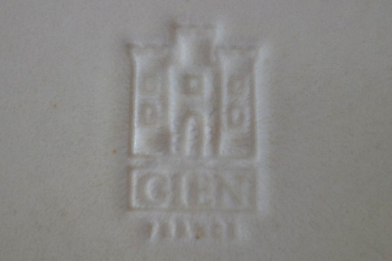 Image 1 of 6 Gien Mombasa pattern dinner plates from the 1970s