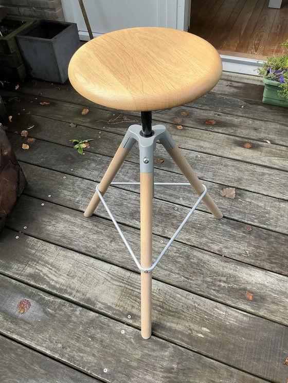 Image 1 of Girsberger Height Adjustable Studio Stool/Bar Stool